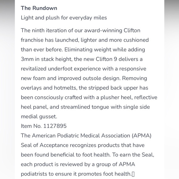 HOKA One One Clifton 9 Size 11 NEW - Picture 4 of 15